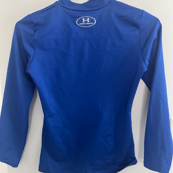 Under Armour Kids Blue Long Sleeve Shirt - Picture 2 of 3